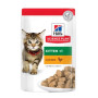 Влажный корм для котят Hill's Science Plan Kitten с курицей, 12х85 г