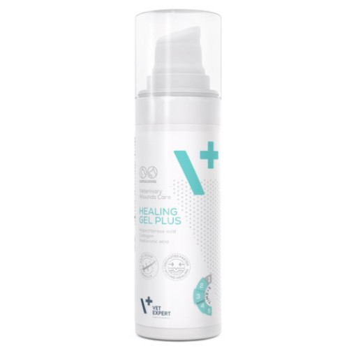 Гідрогель Vet Expert Healing Gel Plus – для підтримки природного процесу загоєння ран у собак і котів, 30 мл