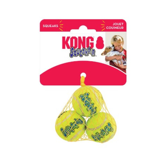 Игрушка для собак KONG SqueakAir Ball мяч-пискавка, XS, 3,8 см, 3 шт