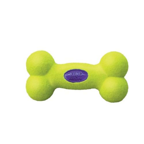 Игрушка KONG AirDog Squeaker Bone для собак, воздушная кость, S, 11,4 см