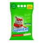 Наповнювач для котячого туалету Super Cat Зелений (з ароматизатором) 3 (кг)