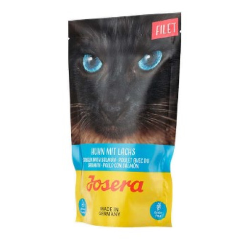 Вологий корм для котів Josera філе курки з лососем 70 г