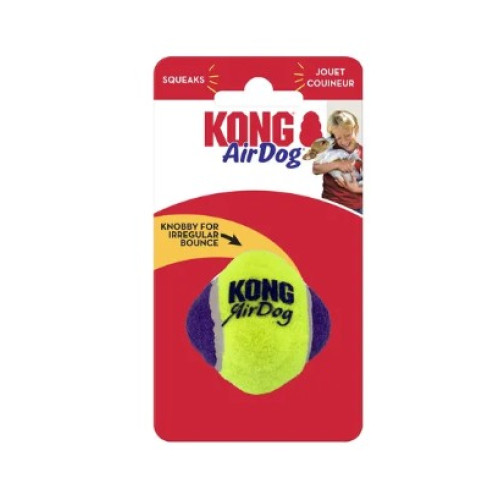 Іграшка для собак KONG Dog AirDog Squeaker Knobby Ball з пискавкою, XS/S