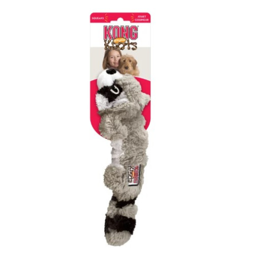 Іграшка для собак KONG Dog Scrunch Knots Raccoon енот з вузлами, 22 см