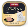 Влажный корм для кошек Animonda Vom Feinsten Adult с говядиной и курицей, консерва 100 г