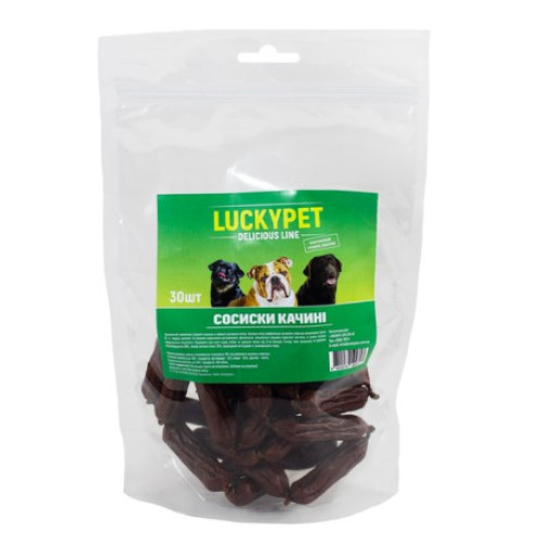 Лакомство для собак Luсky Pet Сосиски утиные 30 шт