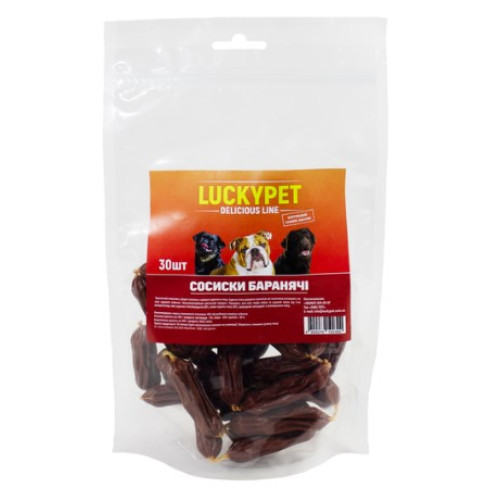 Лакомство для собак Luсky Pet Сосиски бараньи 30 шт