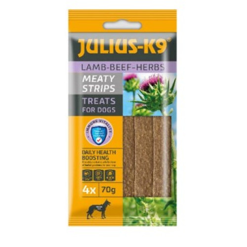 Лакомство для собак Julius-K9 Meaty Snack, мясные полоски, 70 г