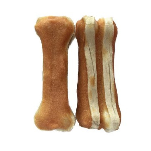 Лакомство для собак ТМ Lucky Star сэндвич из курицы и прессованной кости, 15,5 см, 500г