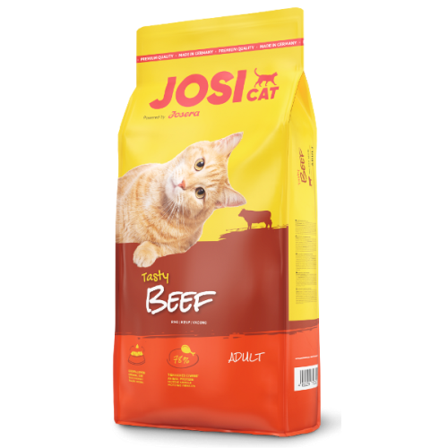 Сухой корм Josicat Tasty Beef для взрослых кошек с говядиной, 650 г