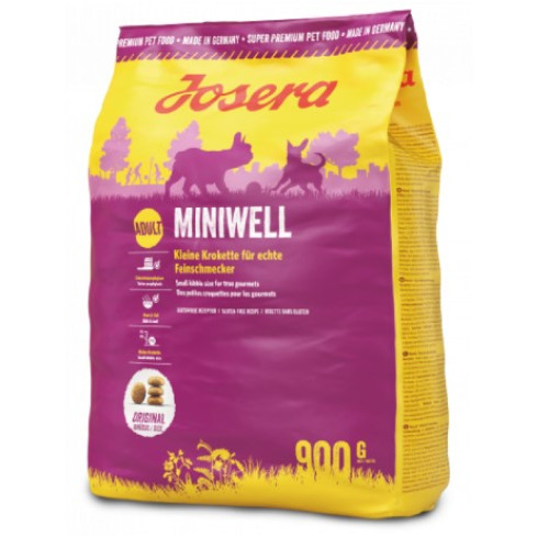 Сухий корм Josera Miniwell для дорослих собак малих порід, 900 г