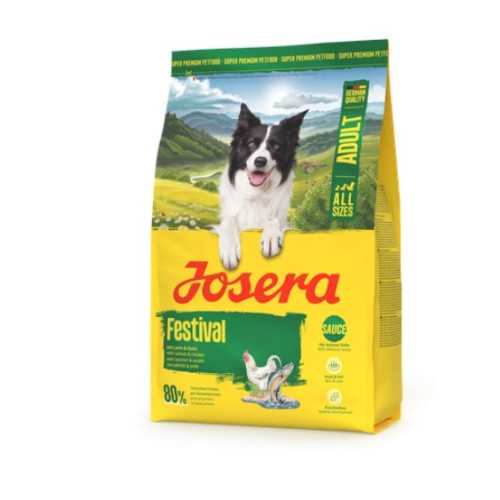 Сухой корм Josera Festival для взрослых привередливых собак с лососем, 900 г