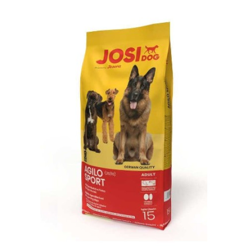 Сухой корм JosiDog Agilo Sport для взрослых спортивных собак, 15 кг