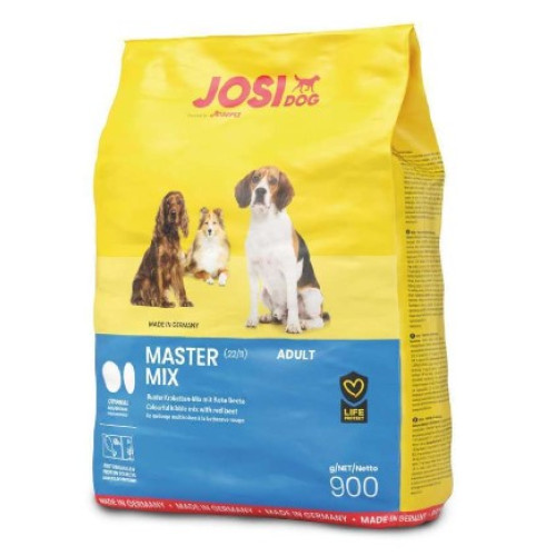 Сухой корм JosiDog Master Mix для взрослых собак, 900 г