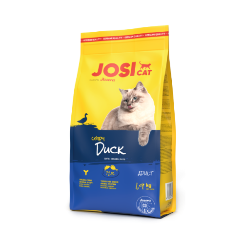 Сухий корм Josi Cat Crispy Duck для дорослих котів з качкою, 1,9 кг