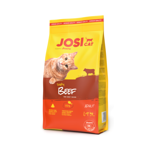 Сухий корм Josicat Tasty Beef для дорослих котів з яловичиною, 1,9 кг