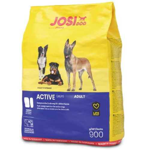 Сухой корм JosiDog Active для собак с повышенной физической активностью, 900 г