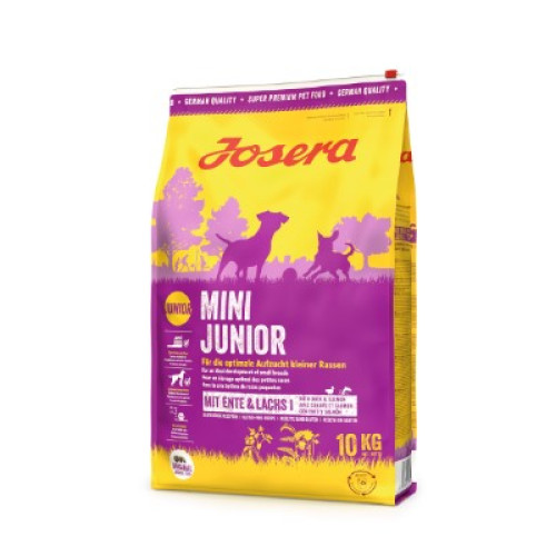 Сухой корм Josera MiniJunior для щенков малых пород (от 3 недель) и для взрослых собак миниатюрных пород, 10 кг