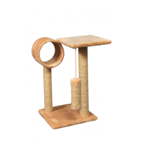 Дряпка для котів Lucky Pet "Омега" стовпчик - 37х37x64см