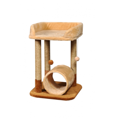 Когтеточка для кошек Lucky Pet "Феликс" домик - 50x50x71см