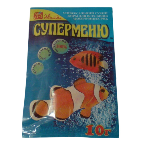 Корм для рыб ТМ "Жизнь" - Суперменю 10г