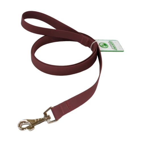 Повідець з водонепроникної стрічки для собак Lucky Pet 2,5х120 (бордовий)                                      