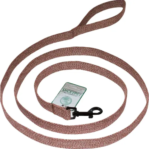 Повідець прошитий для собак Lucky Pet «MILANGE» 25мм х 1,5м (коричневий)      