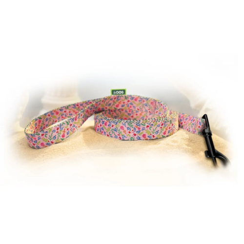 Поводок для собак ТМ HIDOG "Flowers pink" 10 мм х 152см