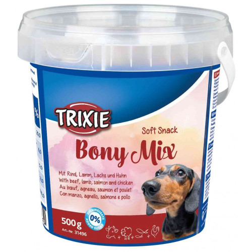 Ласощі для собак Trixie Soft Snack Bony Mix асорті 500 г