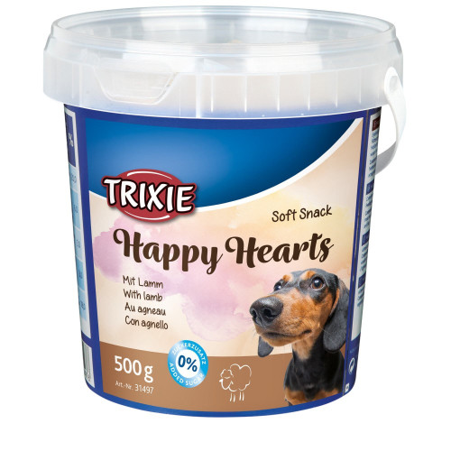 Лакомство для собак Trixie Soft Snack Happy Hearts ягненок 500 г