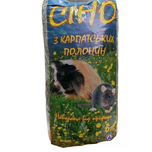 Корм для мелких и средних грызунов Природа натуральный продукт, сено - 400г (6л)