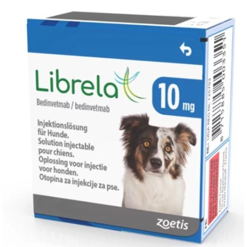 Обезболивающее средство Zoetis Либрела 10 мг при остеоартрите у собак, 1 фл.