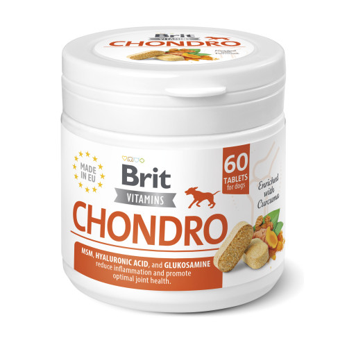 Вітаміни Brit Vitamins Chondro для собак, для здоров'я суглобів, 60 таб