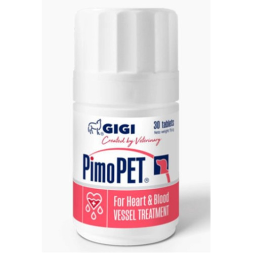 Препарат GiGi PimoPET для собак, лечение сердечной недостаточности 5 мг, 30 таб.