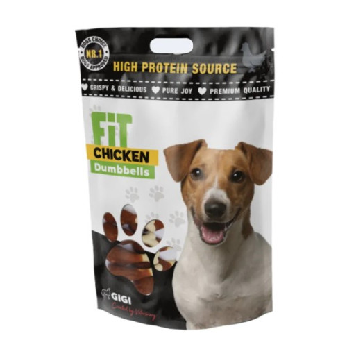 Лакомство GiGi Fit Chicken Dumbbells - Гантели с курицей для собак, 85 г
