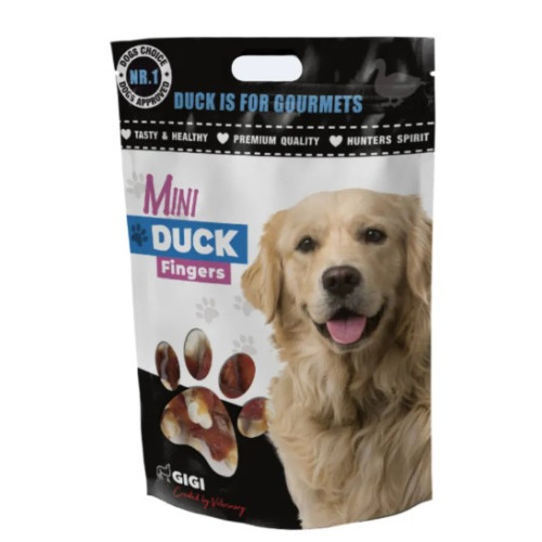 Лакомство GiGi Mini Duck Fingers - Мини-утиные пальчики для собак, 85 г