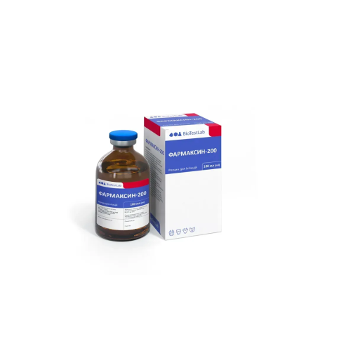  Инъекционный препарат для животных Biotestlab ФАРМАКСИН -200 раствор - 100 мл