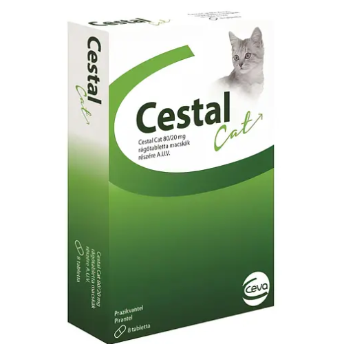 Лечебный препарат для кошек CEVA Cestal Cat таблетки - 8 шт