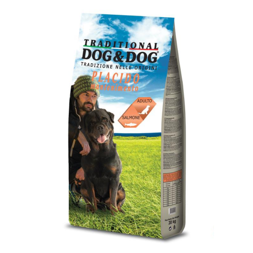 Сухий корм D&Dog Traditional - Для дорослих собак Placido Mantenimento (лосось) 20kg