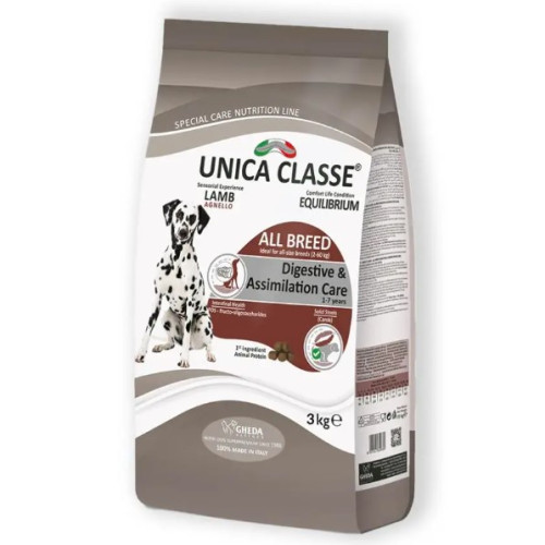 Сухий корм Gheda Unica Classe Special Care All Breed для собак всіх порід (догляд за ШКТ), 3 кг