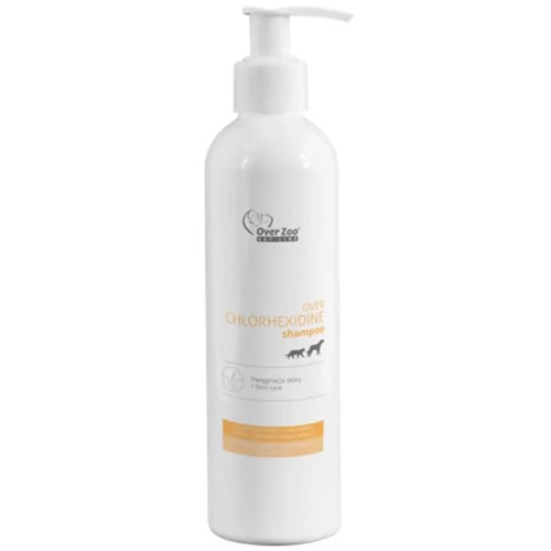 Шампунь Over Zoo Shampoo With Chlorhexidine 3% с хлоргексидином для собак и кошек, 250 мл