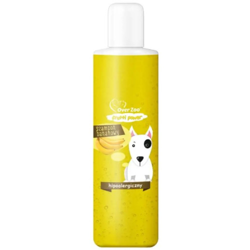 Шампунь гипоаллергенный Over Zoo Shampoo Frutti Power Banana для собак с ароматом банана, 200 мл