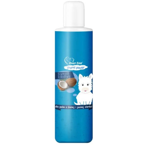 Шампунь Over Zoo Shampoo Frutti Power Coconut для собак з білою шерстю з ароматом кокосу, 200 мл