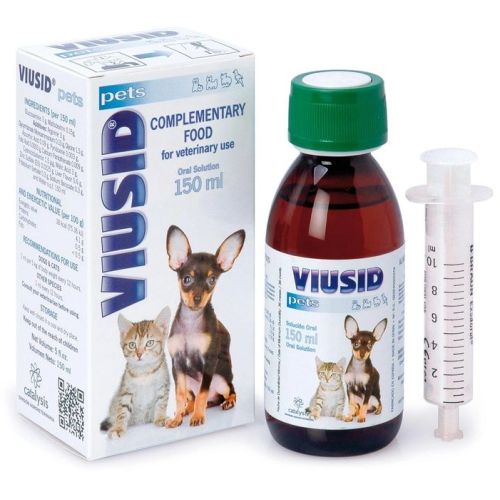 Харчова добавка для собак і котів Catalysis S.L Viusid Pets для підтримки імунітету та функції печінки -150 мл