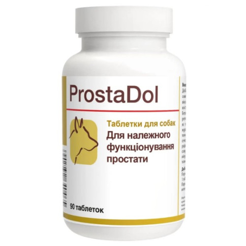 Витаминно-минеральная добавка Dolfos ProstaDol для мочевыводящей системы у собак, 90 табл.
