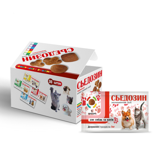 Ветеринарный препарат для собак и кошек Круг Сьедозин гранулы - 5 кг