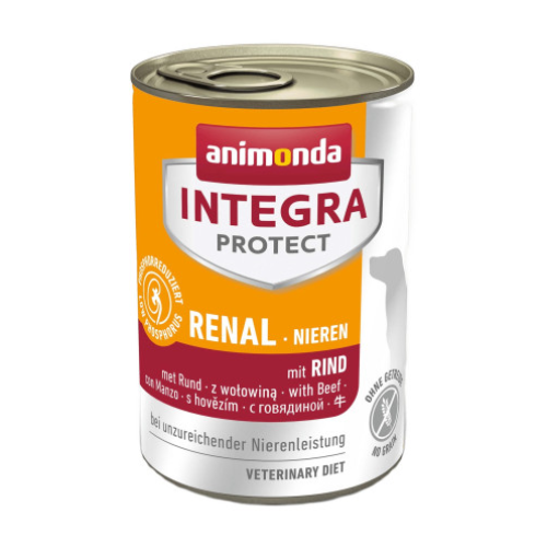 Корм вологий для собак Animonda Integra Protect Renal with Beef моно яловичина (при хворобах нирок) - 400г