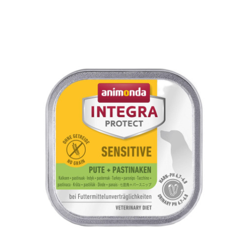 Корм влажный для собак Animonda Integra Protect Sensitiv Turkey + Parsnips индейка + пастернак (при пищевой непереносимости) - 150г