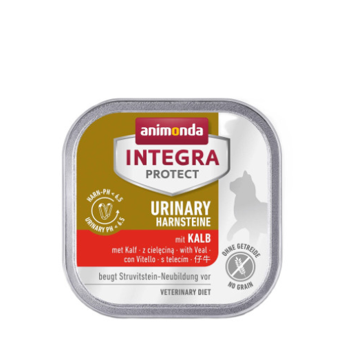 Корм вологий для котів Animonda Integra Protect Urinary Struvit - dish with veal з телятиною алю трай (сечокам'яній хворобі) - 100г  