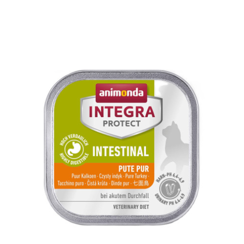Корм вологий для котів Animonda Integra Protect Intestinal Pure Turkey моно індичка алю трай (захворюванні кишково - шлункового тракту) - 100г